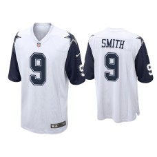 Men's Dallas Cowboys #9 Jaylon Smith White Alternate Game Jersey