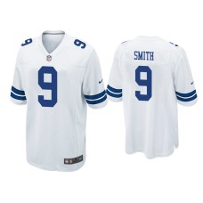 Men's Dallas Cowboys #9 Jaylon Smith White Game Jersey