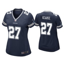 Women's Dallas Cowboys #27 Jayron Kearse Navy Game Jersey