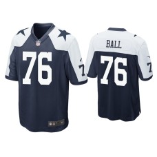 Men's Dallas Cowboys #76 Josh Ball Navy Alternate Game Jersey