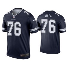 Men's Dallas Cowboys #76 Josh Ball Navy Legend Jersey