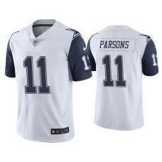 Men's Dallas Cowboys #11 Color Rush Limited Micah Parsons White Jersey