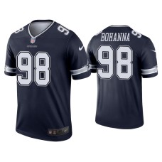 Men's Dallas Cowboys #98 Quinton Bohanna Navy Legend Jersey