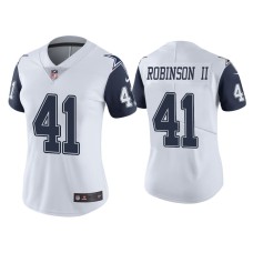 Men's Dallas Cowboys #41 Color Rush Limited Reggie Robinson II White Jersey