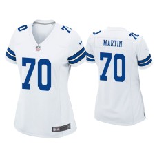 Women's Dallas Cowboys #70 Zack Martin White Game Jersey