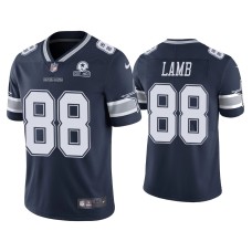 Men's Dallas Cowboys #88 60th Anniversary CeeDee Lamb Navy Limited Jersey