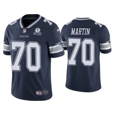 Men's Dallas Cowboys #70 60th Anniversary Zack Martin Navy Limited Jersey