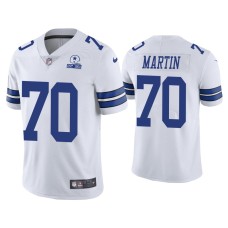 Men's Dallas Cowboys #70 60th Anniversary Zack Martin White Limited Jersey