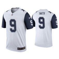 Men's Dallas Cowboys #9 Color Rush Legend Jaylon Smith White Jersey