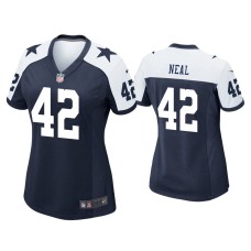 Women's Dallas Cowboys #42 Keanu Neal Navy Alternate Game Jersey