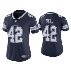 Women's Dallas Cowboys #42 Vapor Limited Keanu Neal Navy Jersey