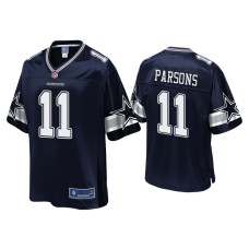 Men's Dallas Cowboys #11 Micah Parsons Navy Pro Line Jersey