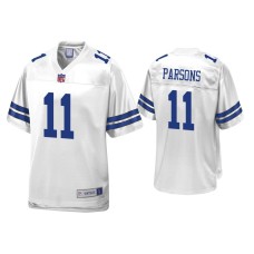 Men's Dallas Cowboys #11 Micah Parsons White Pro Line Jersey