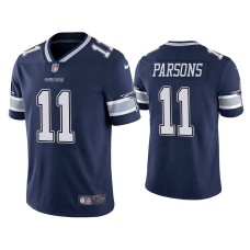 Men's Dallas Cowboys #11 Micah Parsons Navy 2021 NFL Draft Vapor Limited Jersey