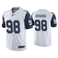 Men's Dallas Cowboys #98 Color Rush Limited Quinton Bohanna White Jersey