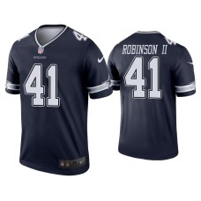 Men's Dallas Cowboys #41 Reggie Robinson II Navy Legend Jersey