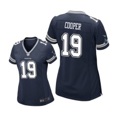 Women's Dallas Cowboys #19 Navy Amari Cooper Nike Game Jersey