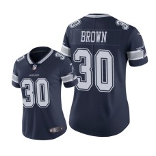 Women's Dallas Cowboys #30 Navy Anthony Brown Nike Game Jersey