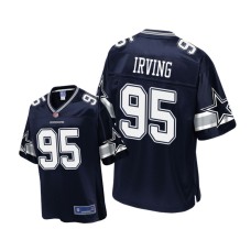 Youth Dallas Cowboys #95 Navy David Irving Pro Line Jersey