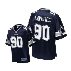 Youth Dallas Cowboys #90 Navy DeMarcus Lawrence Pro Line Jersey