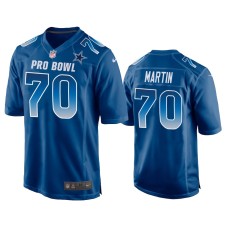 Men's Dallas Cowboys #70 Zack Martin NFC Nike Game Royal Jersey - 2019 Pro Bowl