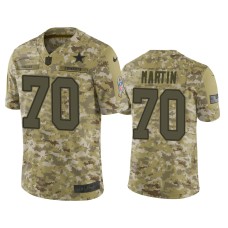 Men's Dallas Cowboys #70 Zack Martin Nike Salute to Service Limited Jersey - Camo