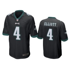 Men's Philadelphia Eagles #4 Black Jake Elliott Nike Game Jersey