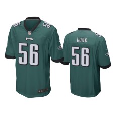 Men's Philadelphia Eagles #56 Green Chris Long Nike Game Jersey