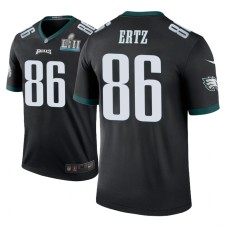 Men's Philadelphia Eagles #86 Zach Ertz Black Nike legend color rush Jersey