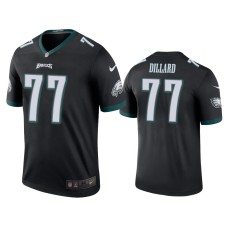 Men's Philadelphia Eagles #77 Andre Dillard Black NFL Draft Color Rush Legend Jersey