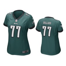 Men's Philadelphia Eagles #77 Andre Dillard Green NFL Draft Game Jersey