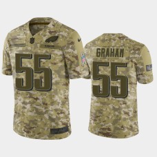 Men's Philadelphia Eagles #55 Brandon Graham Nike Salute to Service Limited Jersey - Camo