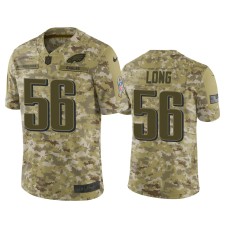 Men's Philadelphia Eagles #56 Chris Long Nike Salute to Service Jersey - Camo