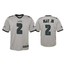 Youth Philadelphia Eagles #2 Darius Slay Jr. Silver Inverted Game Jersey