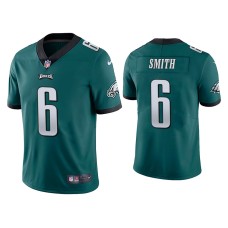 Men's Philadelphia Eagles #6 DeVonta Smith Green 2021 NFL Draft Vapor Limited Jersey