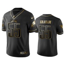 Men's Philadelphia Eagles #55 2019 Golden Edition Vapor Untouchable Limited Brandon Graham Black Jersey's