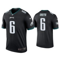 Men's Philadelphia Eagles #6 Color Rush Legend DeVonta Smith Black Jersey