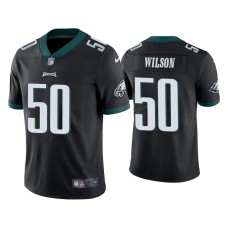 Men's Philadelphia Eagles #50 Eric Wilson Vapor Limited Black Jersey