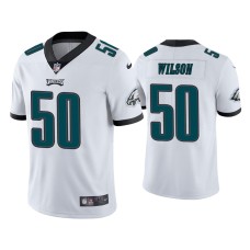 Men's Philadelphia Eagles #50 Eric Wilson Vapor Limited White Jersey