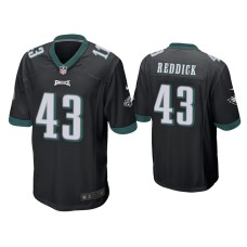 Men's Philadelphia Eagles #43 Haason Reddick Black Game Jersey