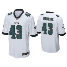 Men's Philadelphia Eagles #43 Haason Reddick White Game Jersey