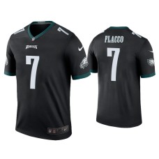 Men's Philadelphia Eagles #7 Color Rush Legend Joe Flacco Black Jersey