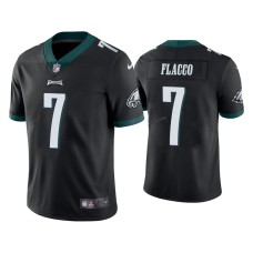 Men's Philadelphia Eagles #7 Joe Flacco Vapor Limited Black Jersey