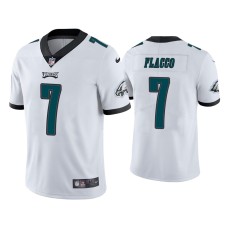 Men's Philadelphia Eagles #7 Joe Flacco Vapor Limited White Jersey