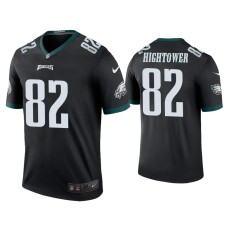 Men's Philadelphia Eagles #82 Color Rush Legend John Hightower Black Jersey