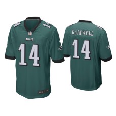 Men's Philadelphia Eagles #14 Kenneth Gainwell Green Game Jersey