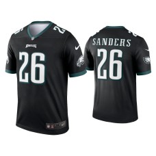 Men's Philadelphia Eagles #26 Miles Sanders Black Legend Jersey