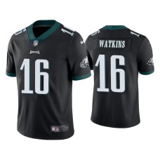 Men's Philadelphia Eagles #16 Quez Watkins Vapor Limited Black Jersey