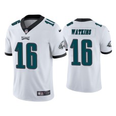 Men's Philadelphia Eagles #16 Quez Watkins Vapor Limited White Jersey