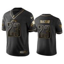 Men's Philadelphia Eagles #23 2019 Golden Edition Vapor Limitd Rodney McLeod Black Jersey